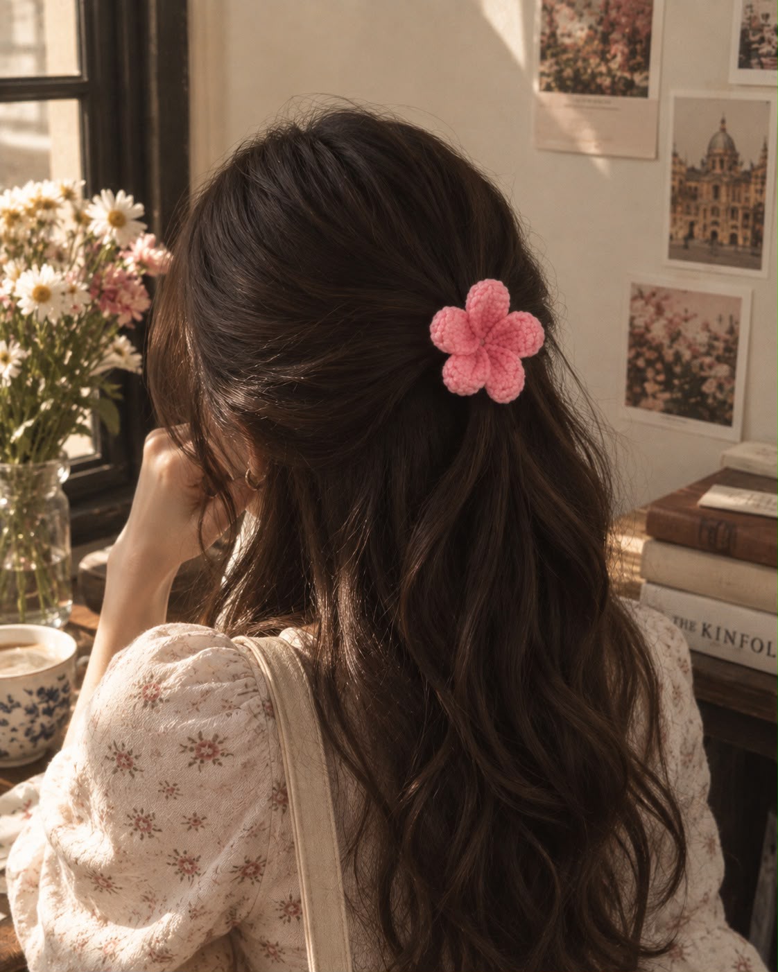 Flower Hair Clip